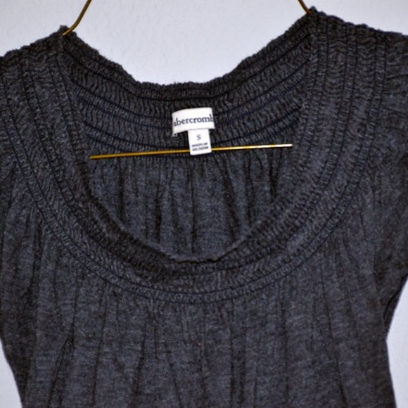 Dark Grey Abercrombie Shirt - Small - Picture 3 of 5
